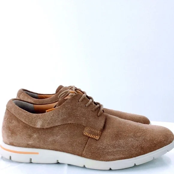 Clarks Denner Motion Suede Laced Dressy Sneakers Clarks Denner Motion 203575 Men main image 3